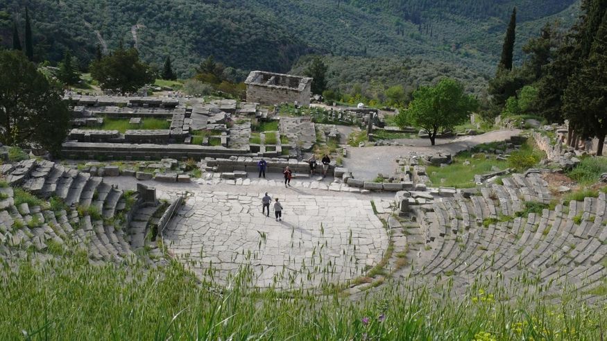 The amphitheatre at Delphi