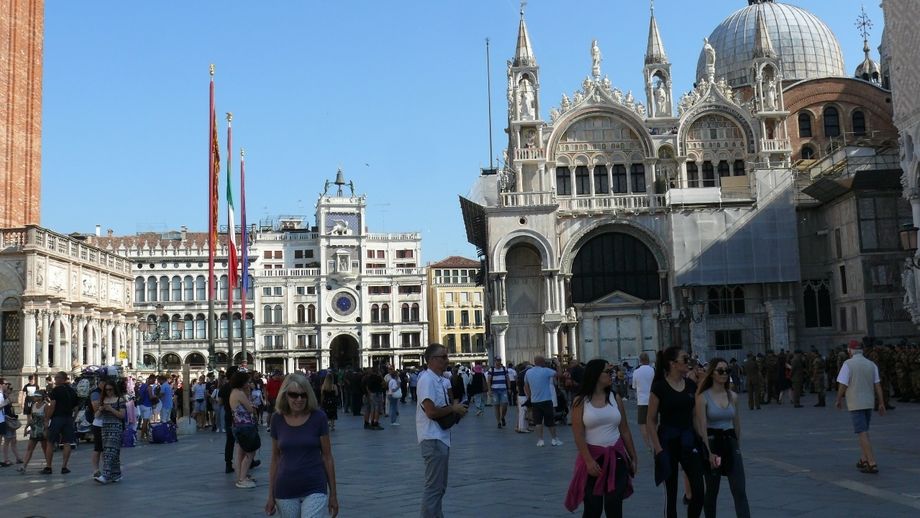 Clock Tower & Basilica, Piazza San Marco