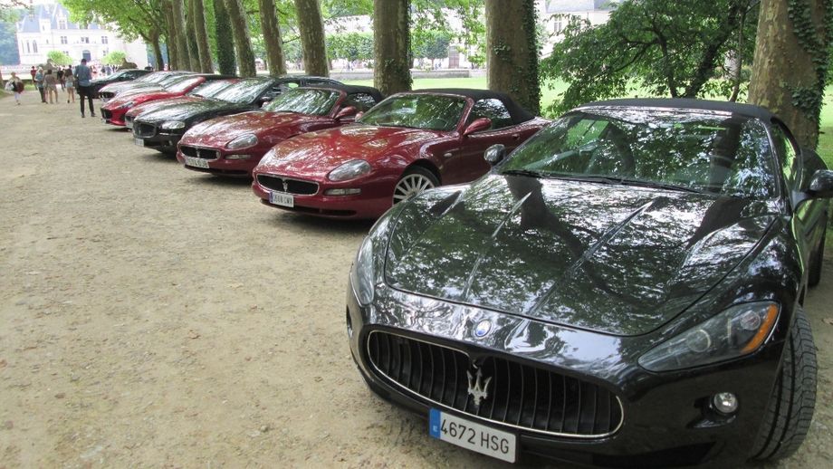 Oh and there was a Loire Rally for Maserati owners meeting there for lunch