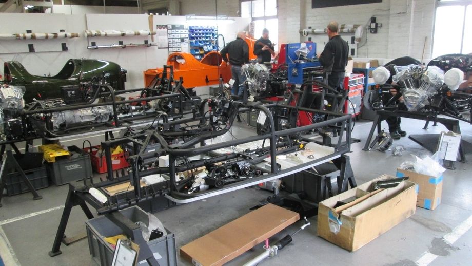 The workshop where the 3-Wheelers are assembled