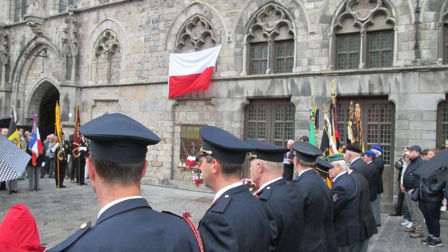 The service at the Polish Memorial
